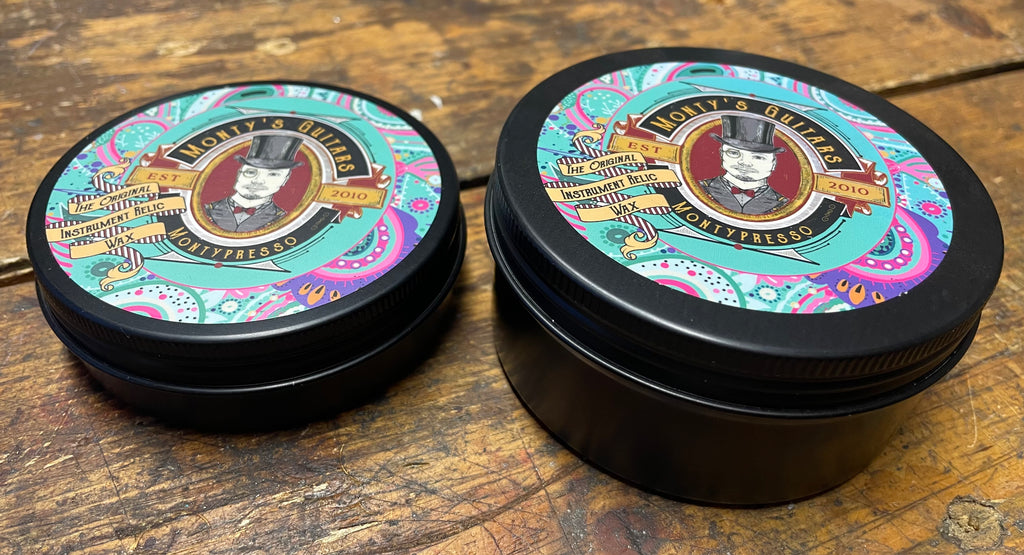 Monty's Mega Montypresso - The Original Guitar Relic Wax, but in a larger tin with double the relic